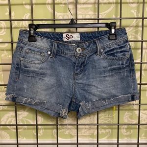 SO jean shorts